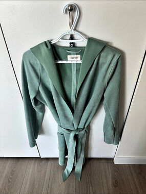 Green Wrap Blazer Like New
